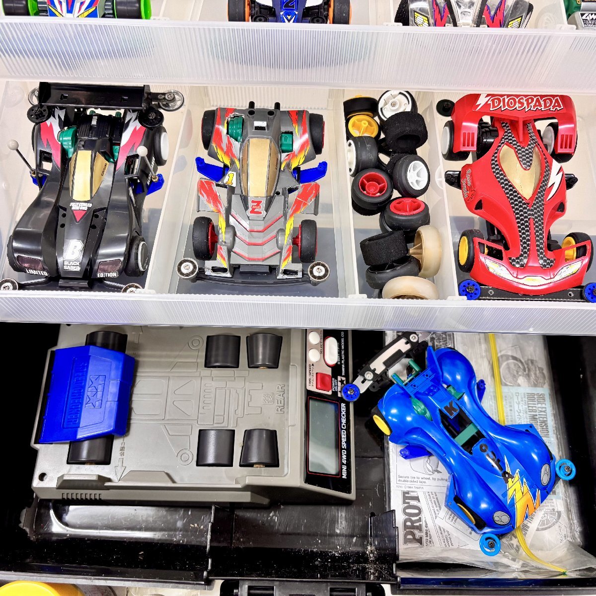 ♪ミニ四駆　車7台　部品類等　まとめ売り　中古　_画像4