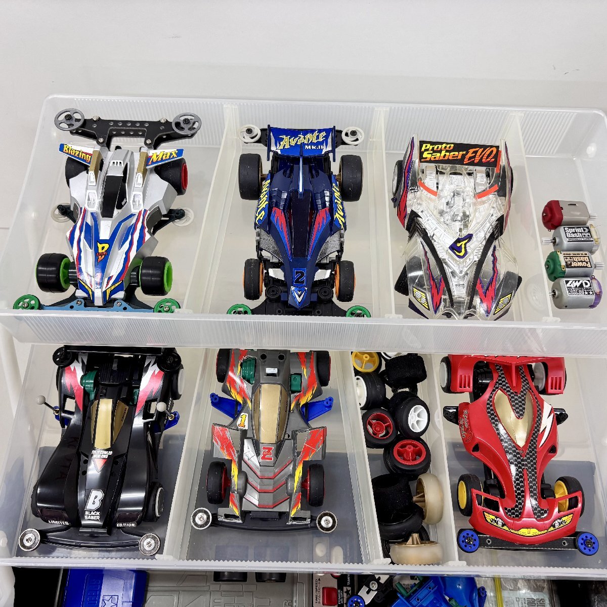 ♪ミニ四駆　車7台　部品類等　まとめ売り　中古　_画像2