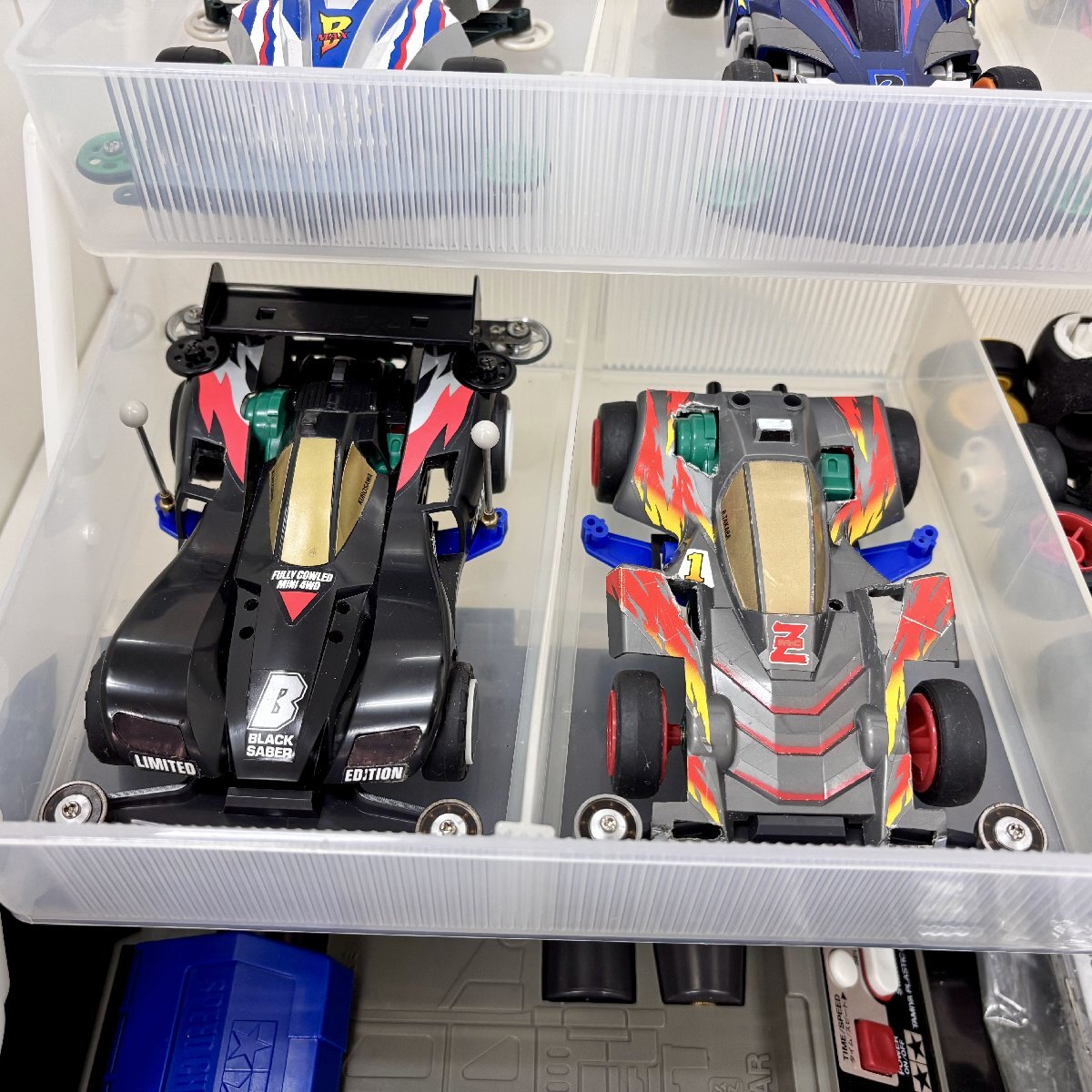 ♪ミニ四駆　車7台　部品類等　まとめ売り　中古　_画像9