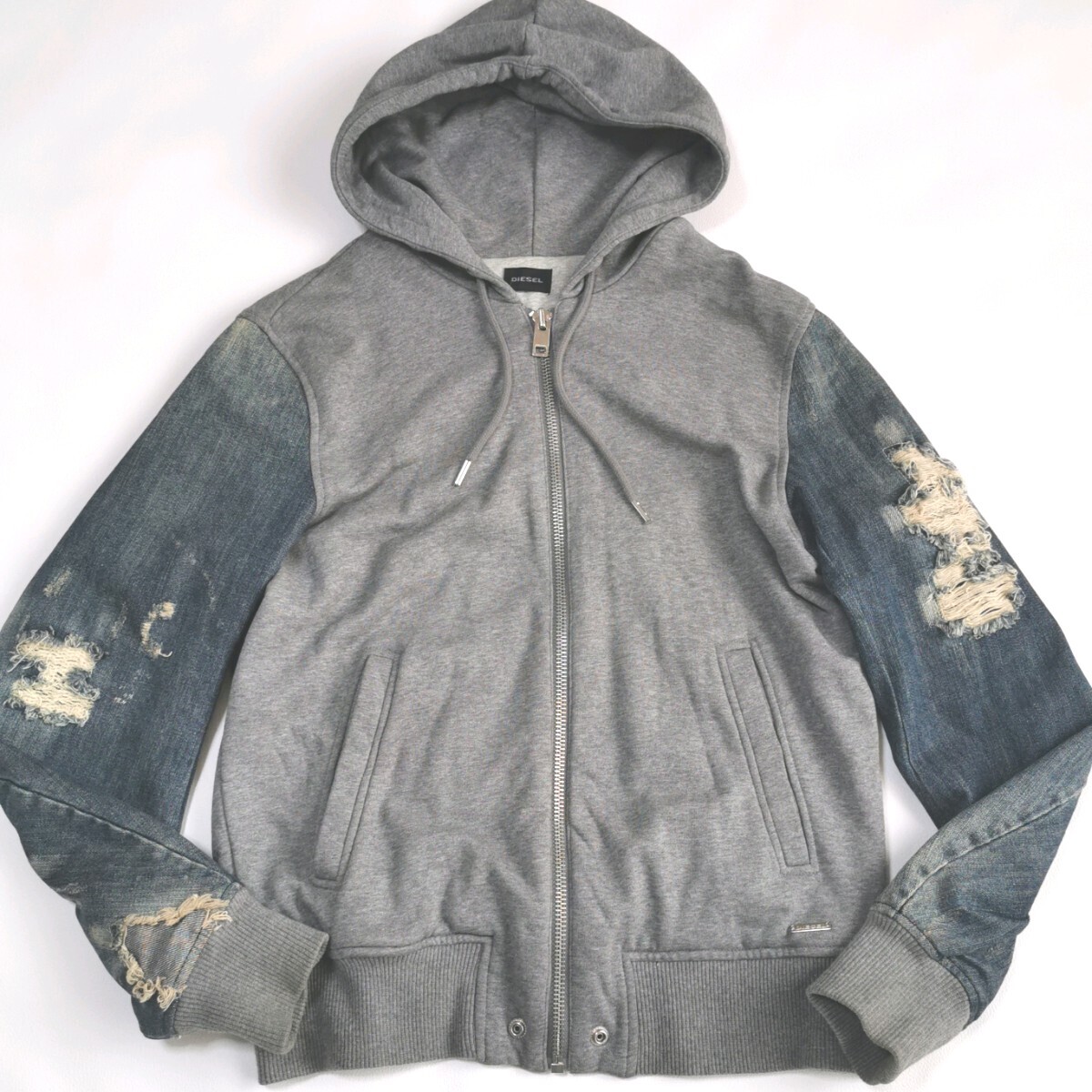 美品○希少XLサイズ相当○DIESEL ディーゼル デニム切替 美品○希少XLサイズ相当○DIESEL ディーゼル デニム切替