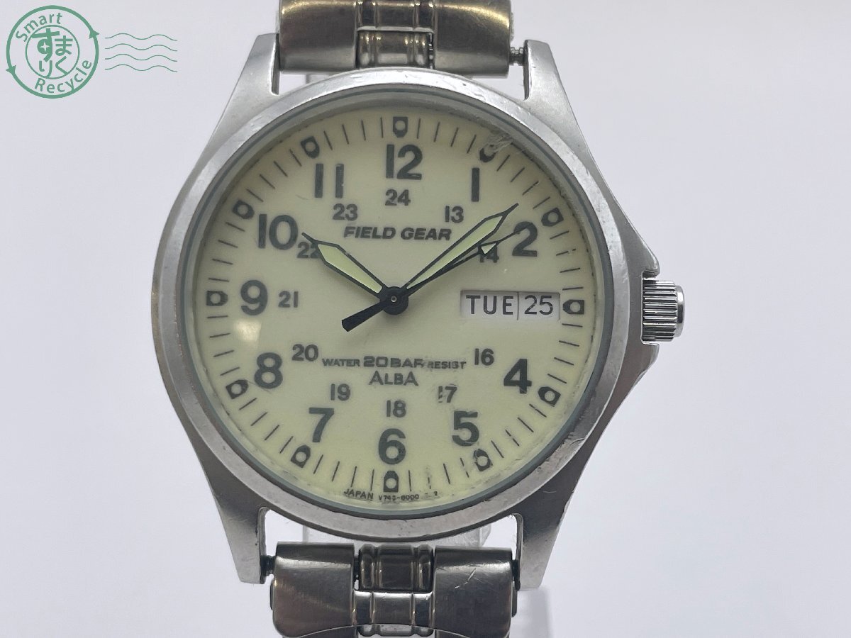 BD0601482 △SEIKO セイコー V743-8000 ALBA アルバ FIELD GEAR BD0601482 △SEIKO セイコー V743-8000 ALBA アルバ FIELD GEAR