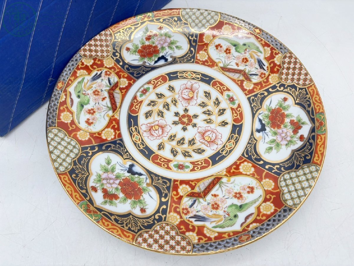 BD0703904 △ 有田焼 華山窯 飾皿 伊万里 12号 飾り皿 大皿 花 BD0703904 △ 有田焼 華山窯 飾皿 伊万里 12号 飾り皿 大皿 花