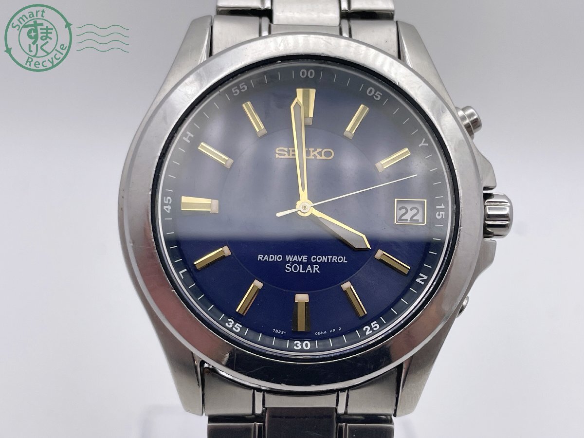 BD0605416 △SEIKO セイコー 7B22-0AY0 ソーラー アナログ BD0605416 △SEIKO セイコー 7B22-0AY0 ソーラー アナログ