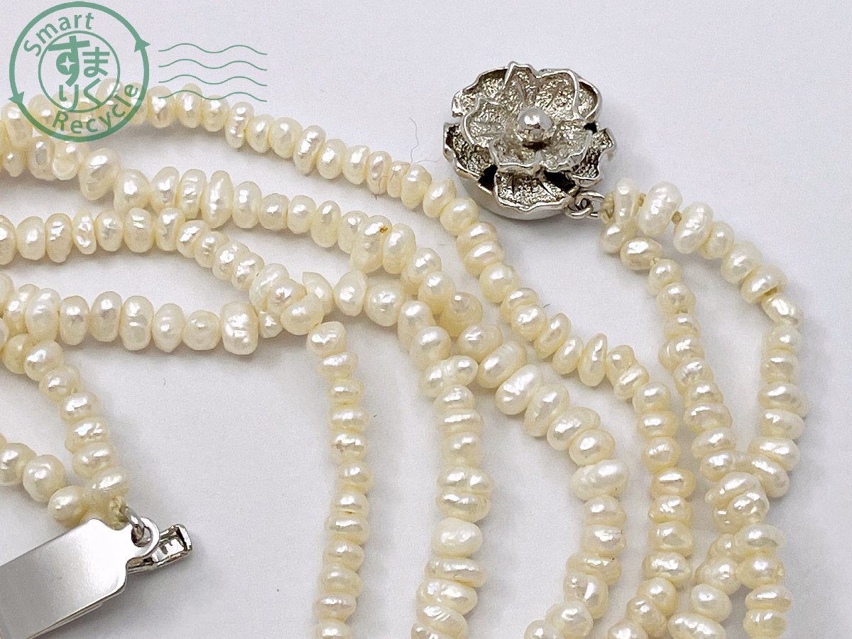 BD0706233 ☆ 2連 バロックパール パール 真珠 約2.5~4.9mm BD0706233 ☆ 2連 バロックパール パール 真珠 約2.5~4.9mm