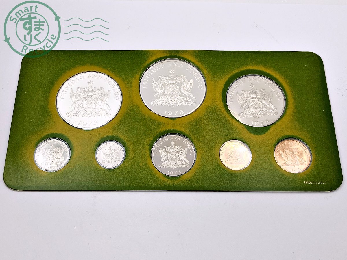 BD0606630 ☆ 1975年度 トリニダード・トバゴ 公式通貨 プルーフ BD0606630 ☆ 1975年度 トリニダード・トバゴ 公式通貨 プルーフ