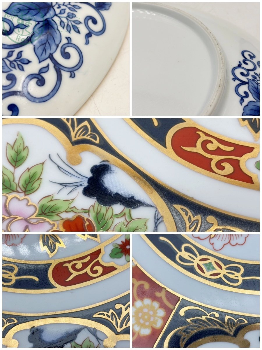 BD0703904 △ 有田焼 華山窯 飾皿 伊万里 12号 飾り皿 大皿 花 BD0703904 △ 有田焼 華山窯 飾皿 伊万里 12号 飾り皿 大皿 花