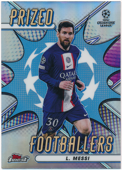 Lionel Messi 2022-23 Topps Finest UEFA Club Competitions