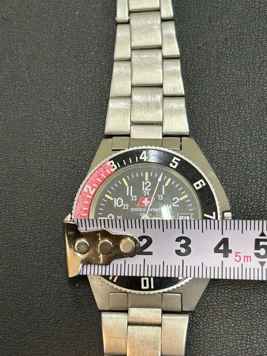 スイスアーミー SWISS ARMY QZ HC-1126/1 黒文字盤 デイト スイスアーミー SWISS ARMY QZ HC-1126/1 黒文字盤 デイト