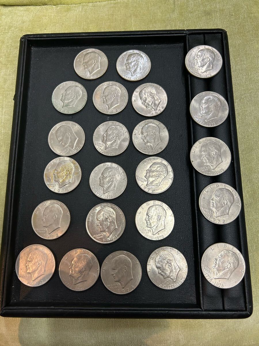 アメリカ アイゼンハワー 1ドル 硬貨 23枚セット コイン アメリカ アイゼンハワー 1ドル 硬貨 23枚セット コイン