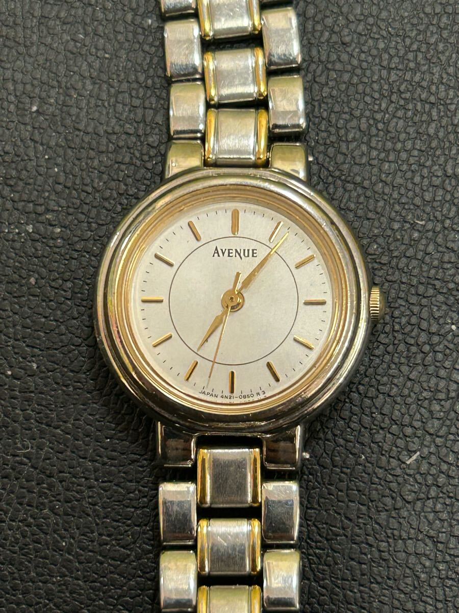 SEIKO セイコー アベニュー 4N21-0410 レディース 腕時計 不動品 SEIKO セイコー アベニュー 4N21-0410 レディース 腕時計 不動品