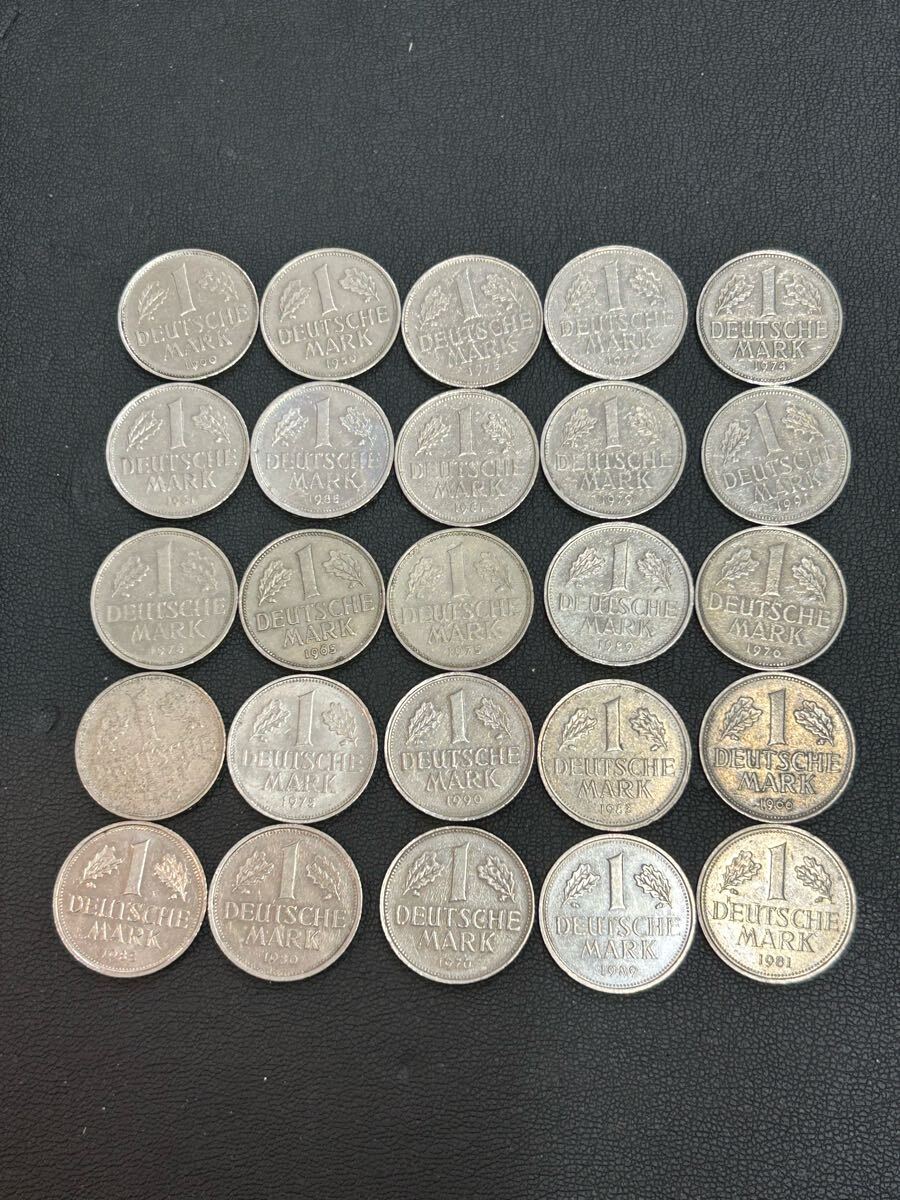 ドイツ連邦共和国 硬貨 外国コイン 硬貨 ドイツ 1マルク 25枚 ドイツ連邦共和国 硬貨 外国コイン 硬貨 ドイツ 1マルク 25枚