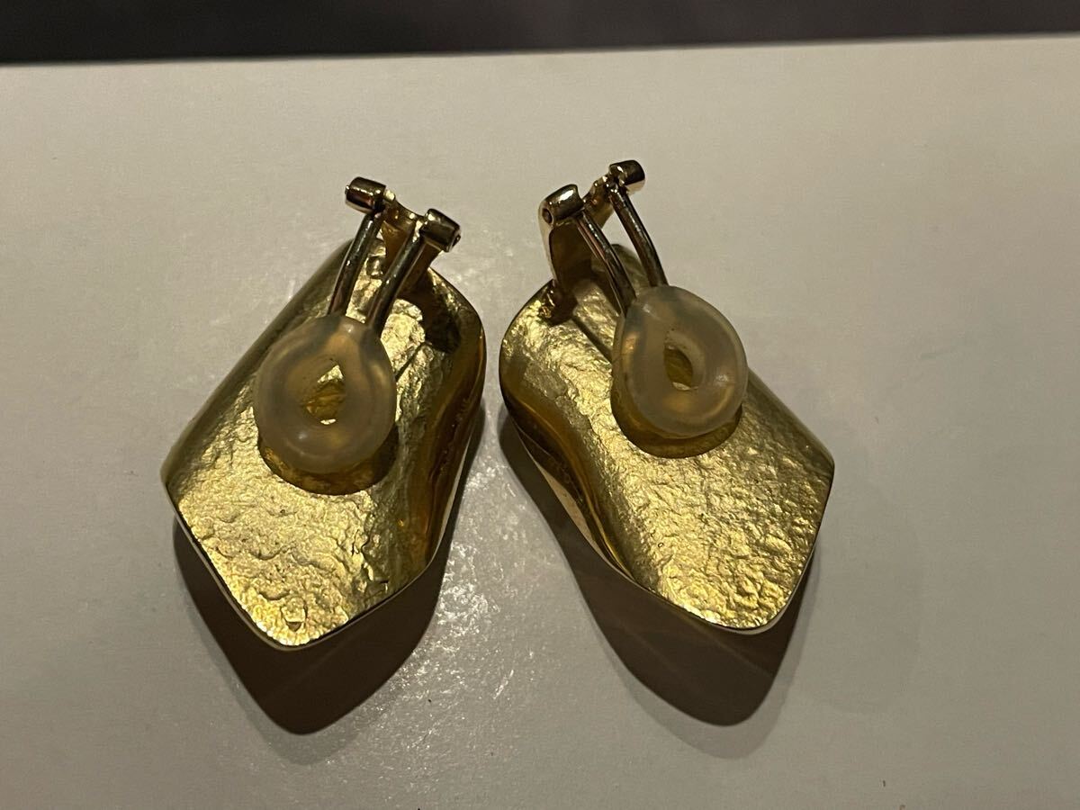 K18 18.8g イヤリング ダイヤモンド0.1ct 両耳揃い アクセサリー