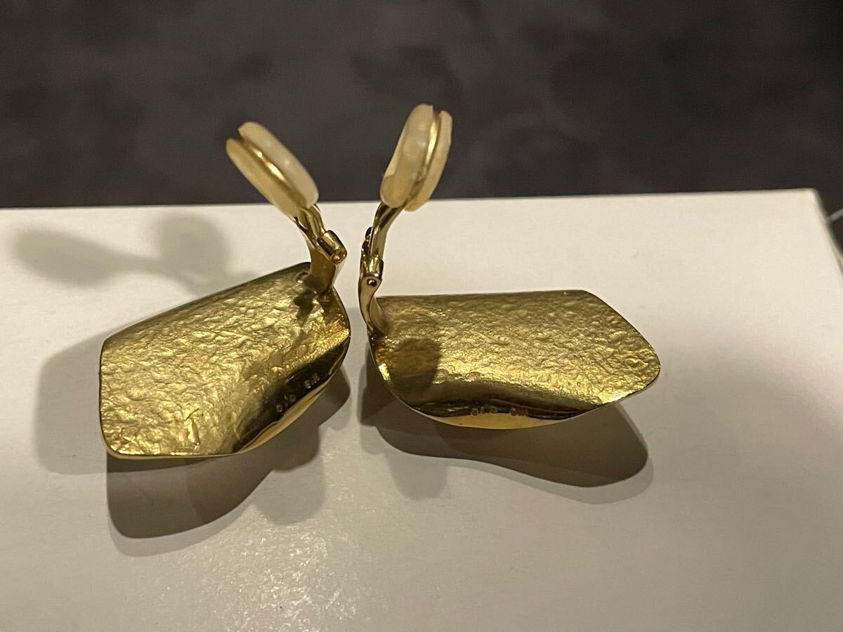 K18 18.8g イヤリング ダイヤモンド0.1ct 両耳揃い アクセサリー