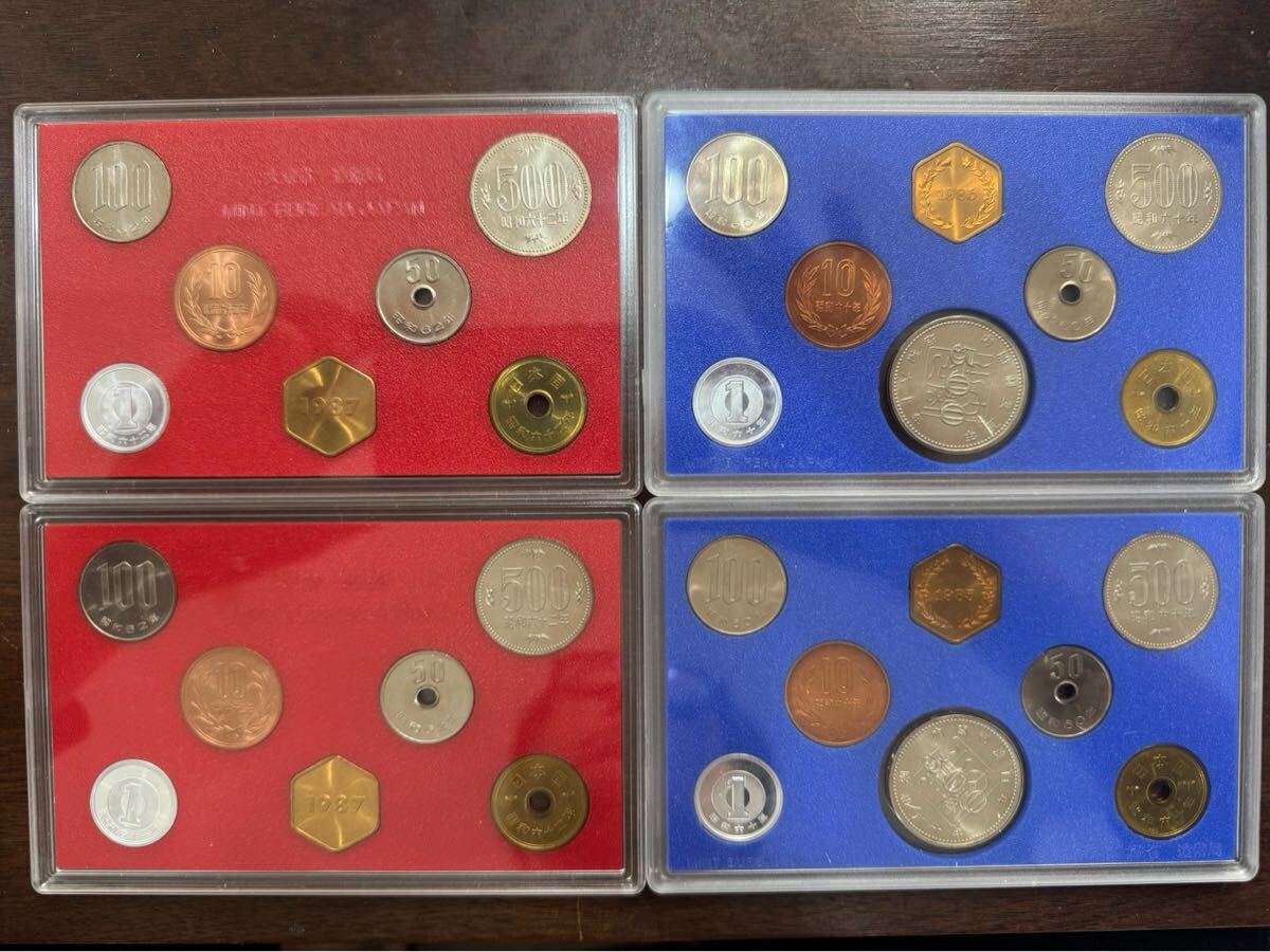 昭和62年 昭和60年 貨幣セット 造幣局 ミントセット 昭和62年 昭和60年 貨幣セット 造幣局 ミントセット