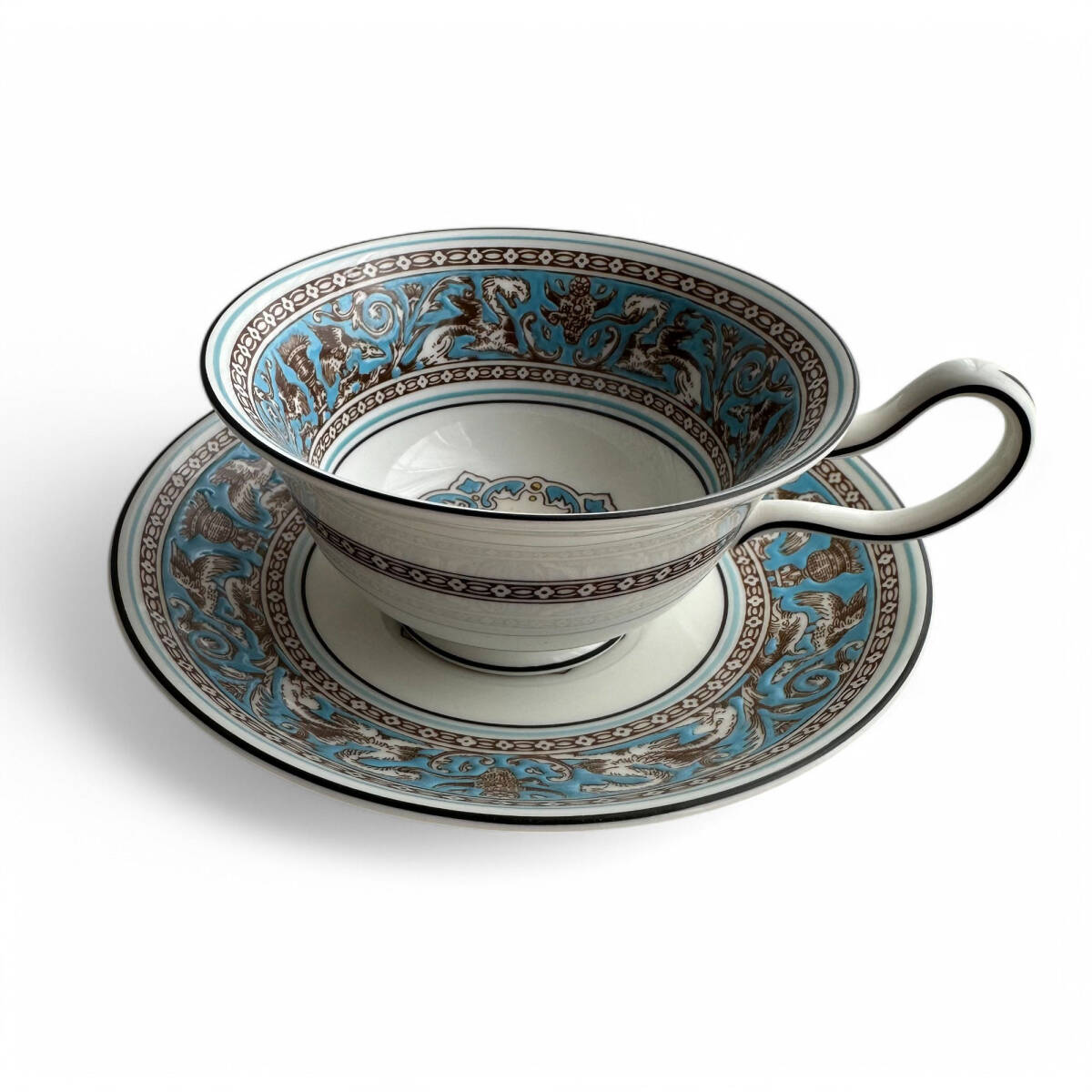N7-554 美品 WEDGWOOD ウェッジウッド ティーカップ&ソーサー N7-554 美品 WEDGWOOD ウェッジウッド ティーカップ&ソーサー