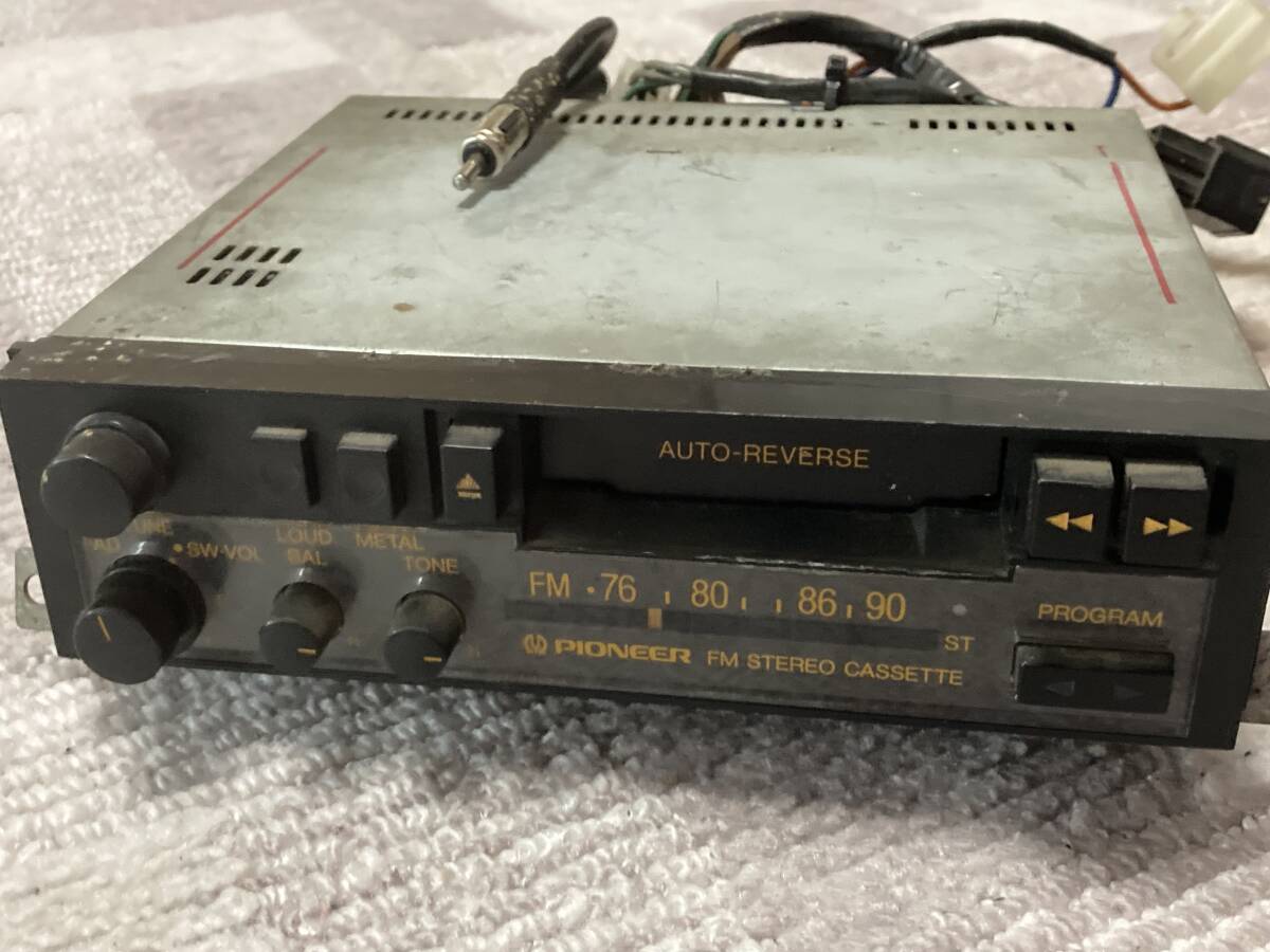 古いラジカセ カーオーディオ パイオニア KP-3101zm 当時物 古いラジカセ カーオーディオ パイオニア KP-3101zm 当時物