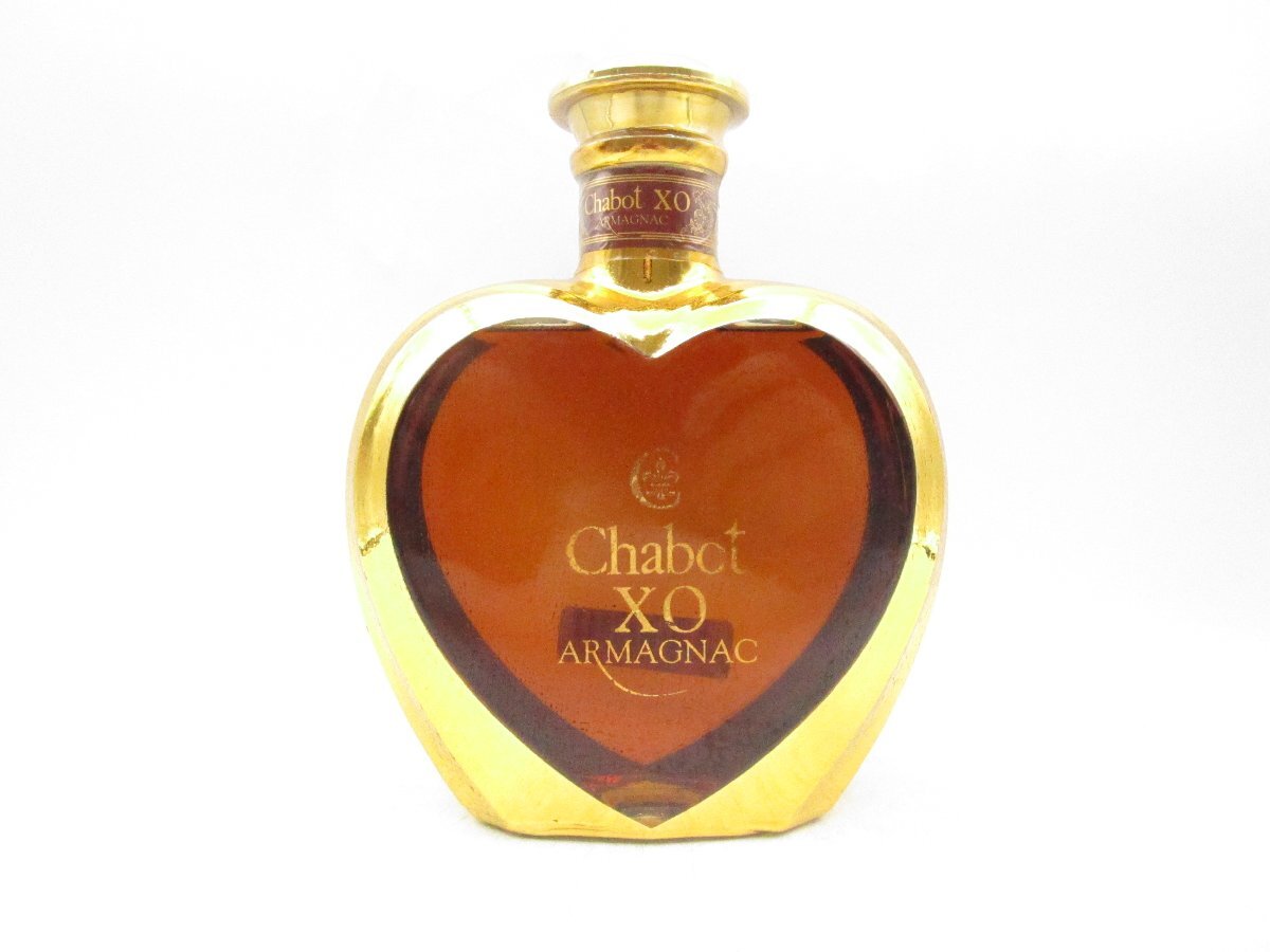 同梱不可 1円~CHABOT XO シャボー ハートボトル アルマニャック 同梱不可 1円~CHABOT XO シャボー ハートボトル アルマニャック