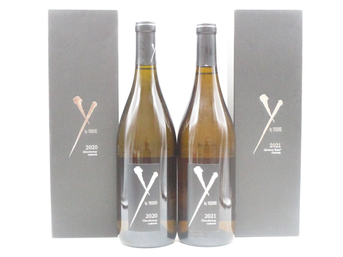 同梱不可 1円~ 2本セット Y by YOSHIKI Chardonnay 2020/2021 同梱不可 1円~ 2本セット Y by YOSHIKI Chardonnay 2020/2021