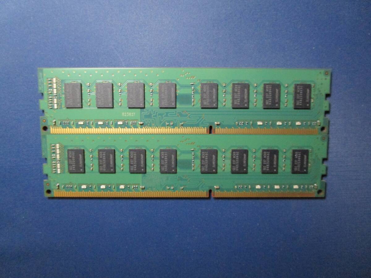 SAMSUNG 4GB 2R×8 PC3-12800U 2枚 _画像3