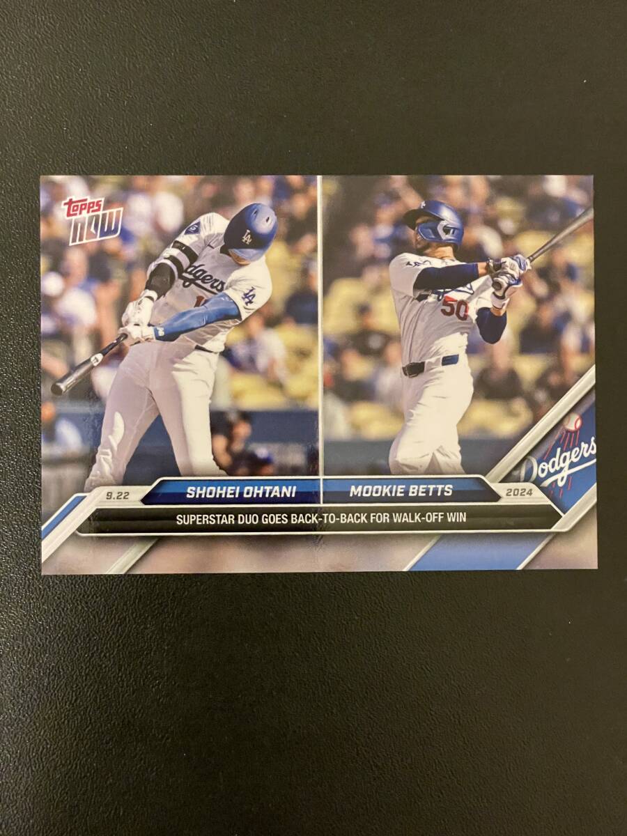 大谷翔平 ムーキー・ベッツ 2024 Topps now #742 Shohei Ohtani 大谷翔平 ムーキー・ベッツ 2024 Topps now #742 Shohei Ohtani