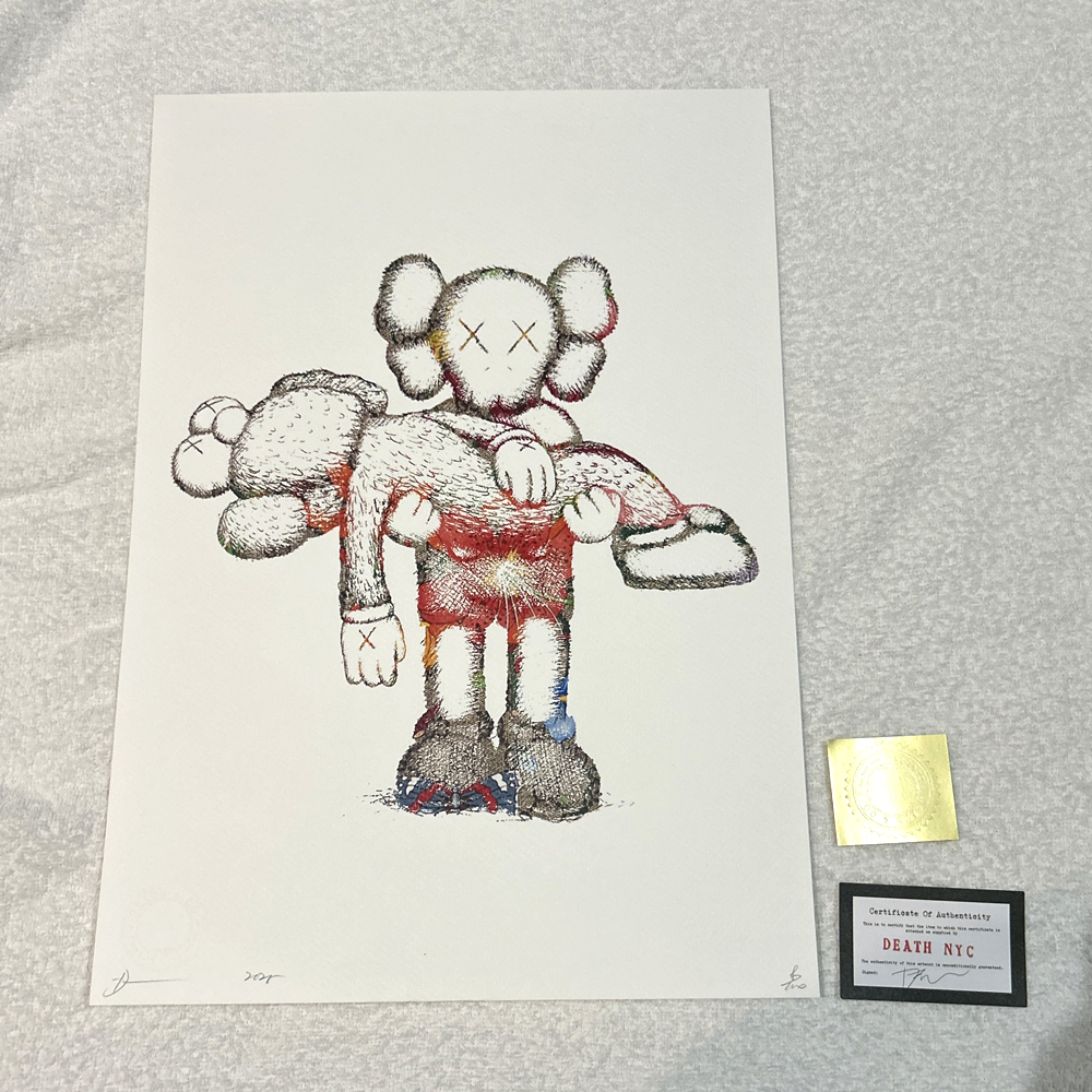 世界限定100枚 DEATH NYC KAWS カウズ COMPANION グッチ GUCCI 世界限定100枚 DEATH NYC KAWS カウズ COMPANION グッチ GUCCI