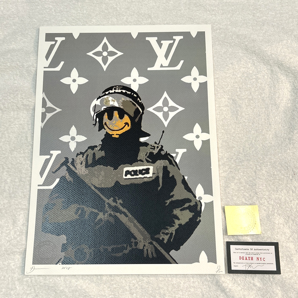 世界限定100枚 DEATH NYC バンクシー Banksy「Smiley Copper 世界限定100枚 DEATH NYC バンクシー Banksy「Smiley Copper