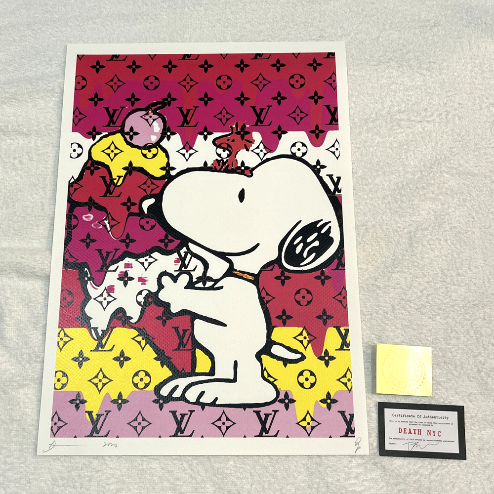 世界限定100枚 DEATH NYC スヌーピー SNOOPY ルイヴィトン 世界限定100枚 DEATH NYC スヌーピー SNOOPY ルイヴィトン