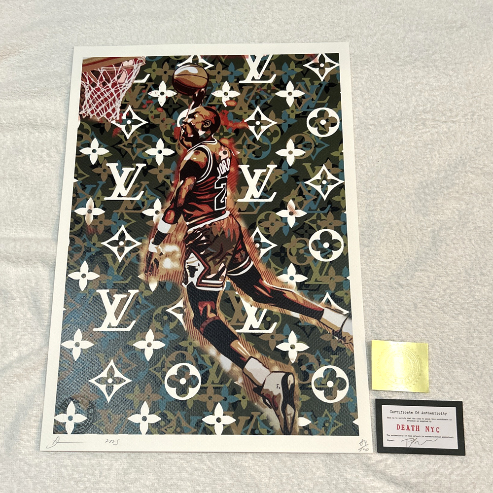 世界限定100枚 DEATH NYC マイケル・ジョーダン LOUISVUITTON 世界限定100枚 DEATH NYC マイケル・ジョーダン LOUISVUITTON