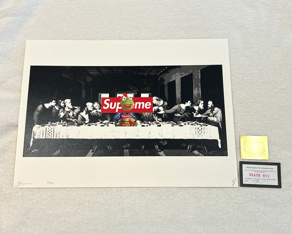 世界限定100枚 DEATH NYC 最後の晩餐 LOUISVUITTON ルイヴィトン 世界限定100枚 DEATH NYC 最後の晩餐 LOUISVUITTON ルイヴィトン