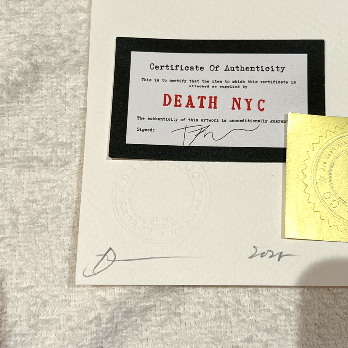 世界限定100枚 DEATH NYC KAWS カウズ COMPANION バンクシー