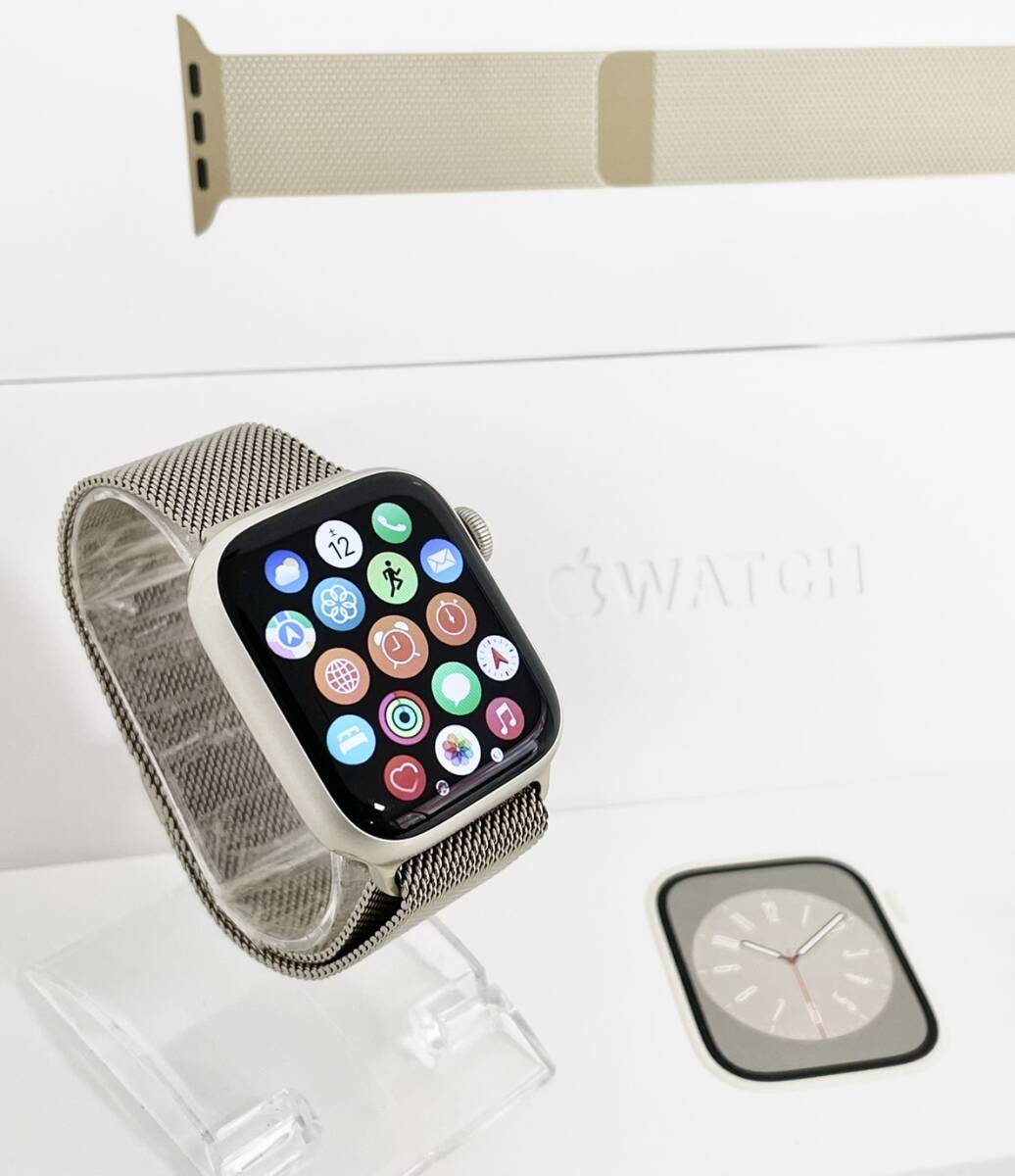 1円~☆【Apple Watch Series8 41mm MNPD3J/A A2770】中古品 1円~☆【Apple Watch Series8 41mm MNPD3J/A A2770】中古品