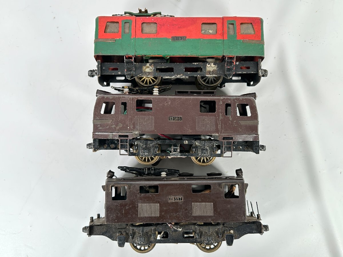 3-228*Oゲージ 電気機関車 EB55 EB58 他 ジャンク品 まとめ売り 3-228*Oゲージ 電気機関車 EB55 EB58 他 ジャンク品 まとめ売り