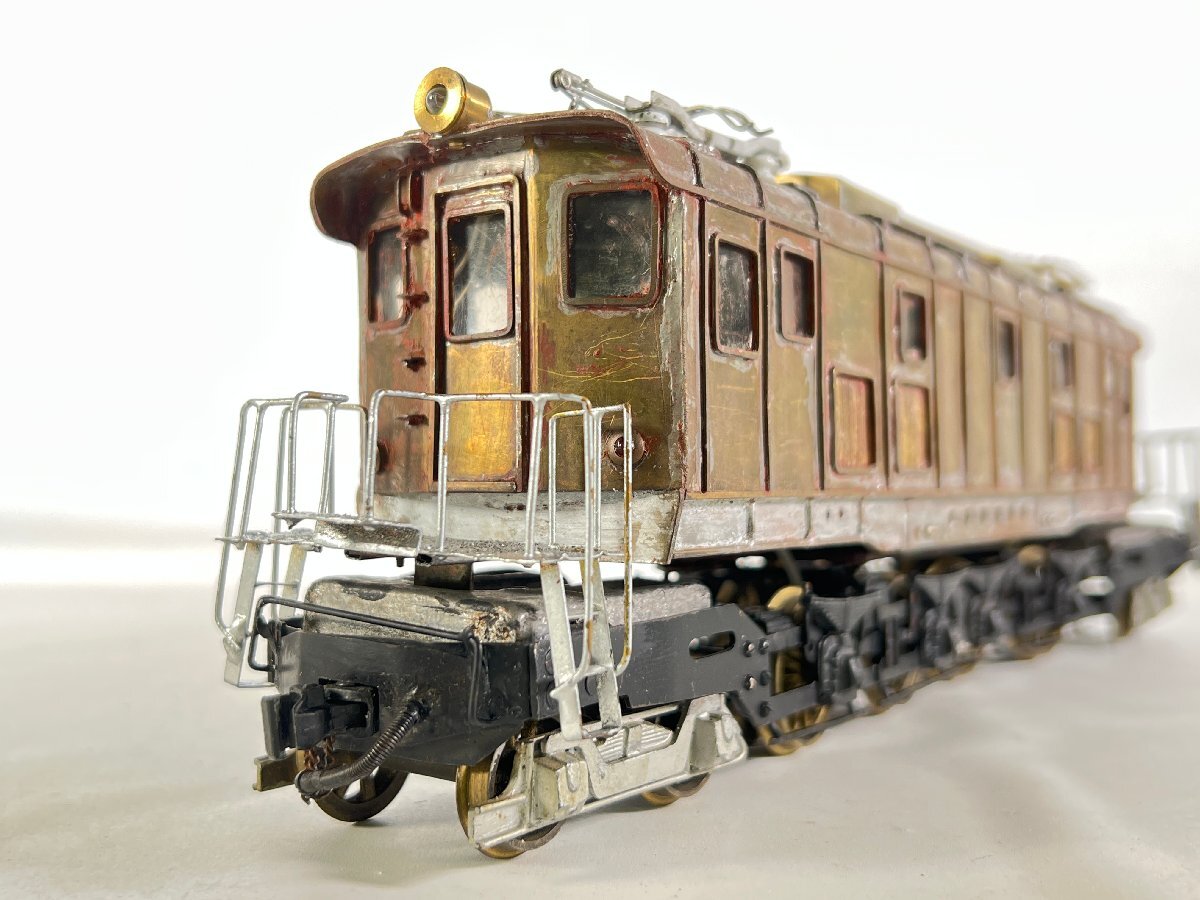 3-97*Oゲージ 電気機関車 箱無し ジャンク品 鉄道模型(ajs)(O 3-97*Oゲージ 電気機関車 箱無し ジャンク品 鉄道模型(ajs)(O