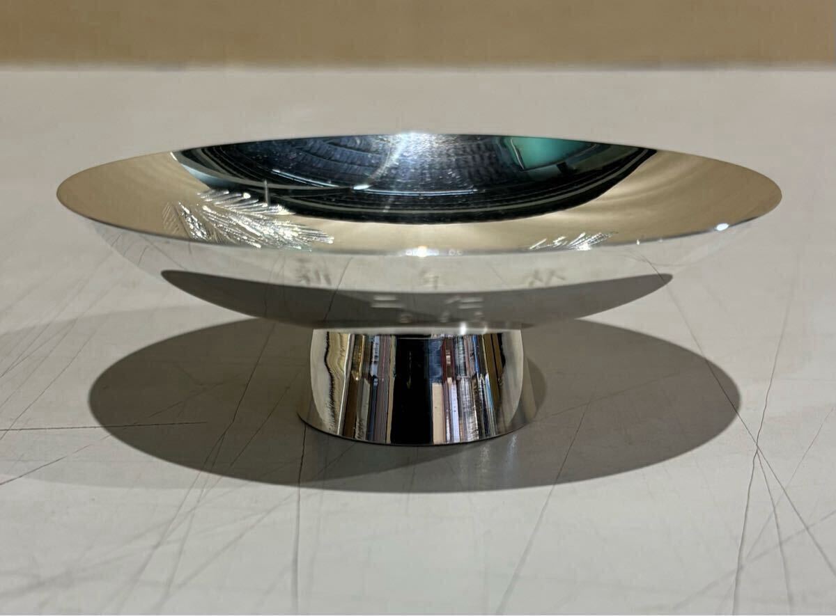 純銀 銀盃 銀杯 盃 記念品 SILVER シルバー 90g 木箱(銀製 純銀 銀盃 銀杯 盃 記念品 SILVER シルバー 90g 木箱(銀製