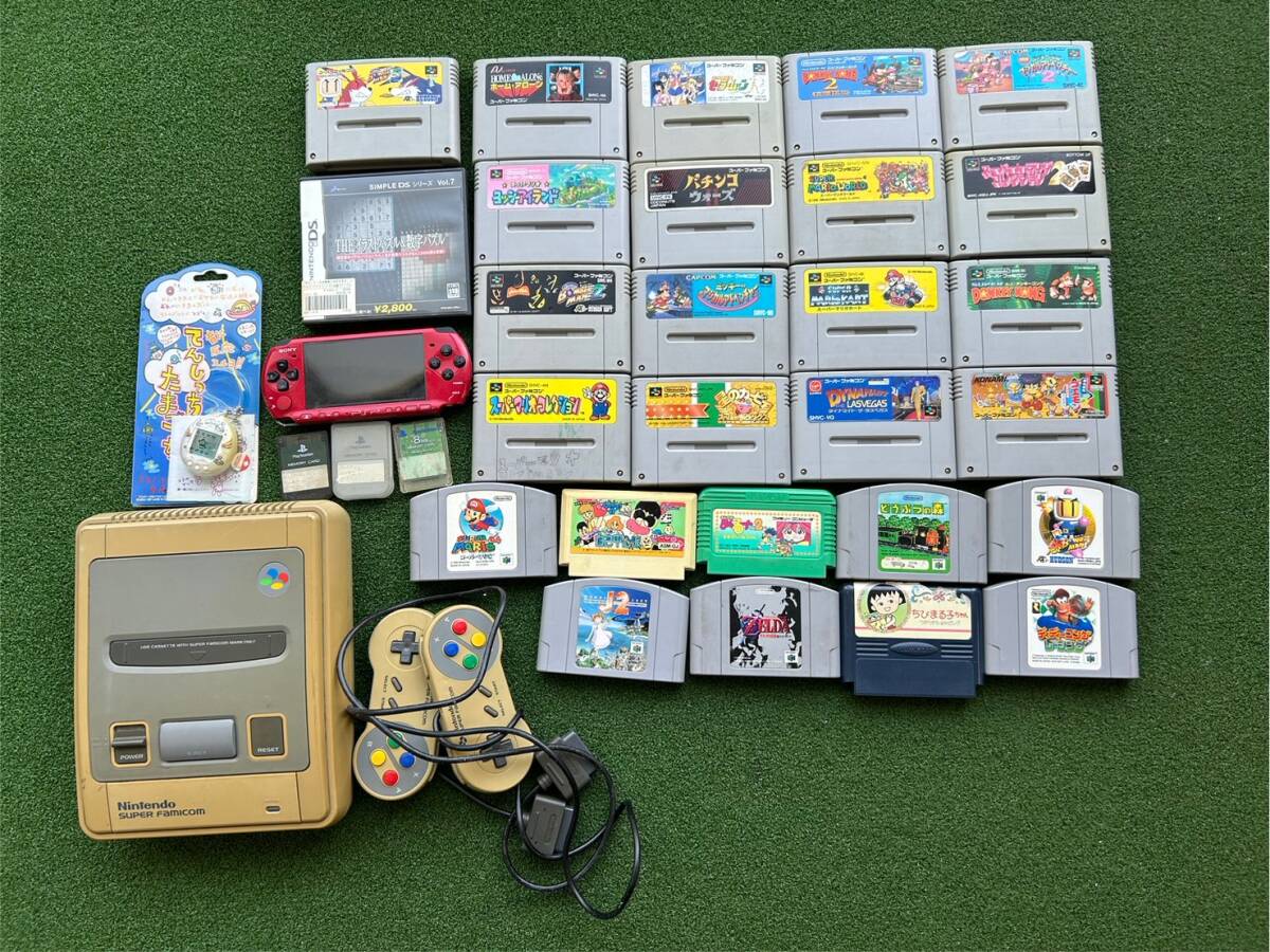 スーパーファミコン 本体1点 ソフト17本 Nintendo64 6本 スーパーファミコン 本体1点 ソフト17本 Nintendo64 6本