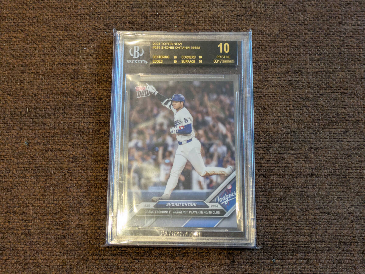 大谷翔平 2024 Topps Now #584 BGS10 ブラックラベル(Topps 大谷翔平 2024 Topps Now #584 BGS10 ブラックラベル(Topps