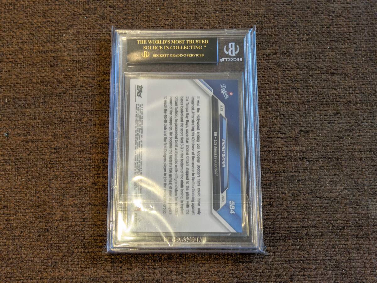 大谷翔平 2024 Topps Now #584 BGS10 ブラックラベル(Topps 大谷翔平 2024 Topps Now #584 BGS10 ブラックラベル(Topps