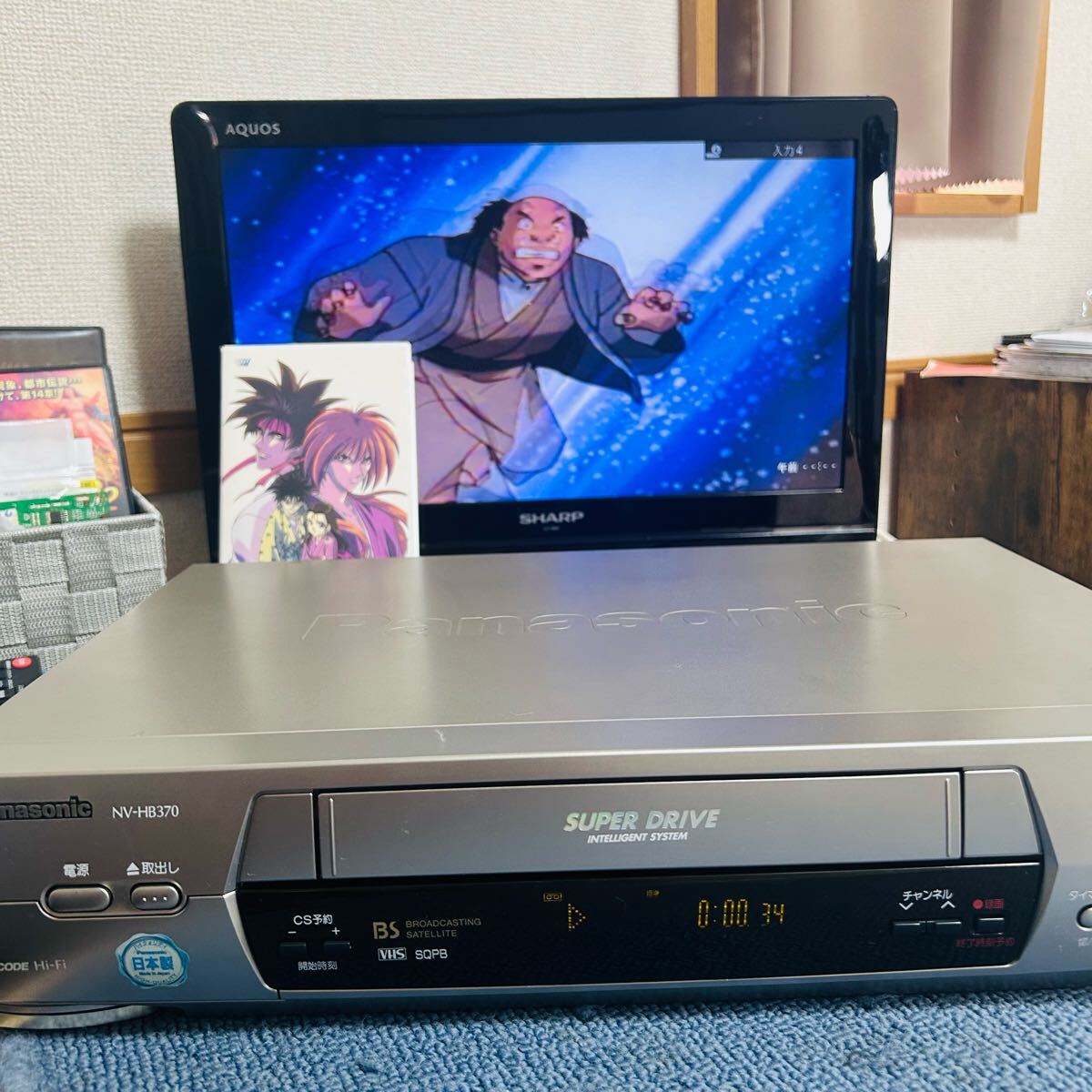 Panasonic NV-HB370 VHS ビデオデッキ リモコン付属品セット Panasonic NV-HB370 VHS ビデオデッキ リモコン付属品セット