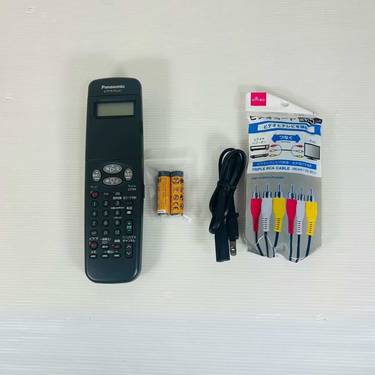 Panasonic NV-HB370 VHS ビデオデッキ リモコン付属品セット Panasonic NV-HB370 VHS ビデオデッキ リモコン付属品セット