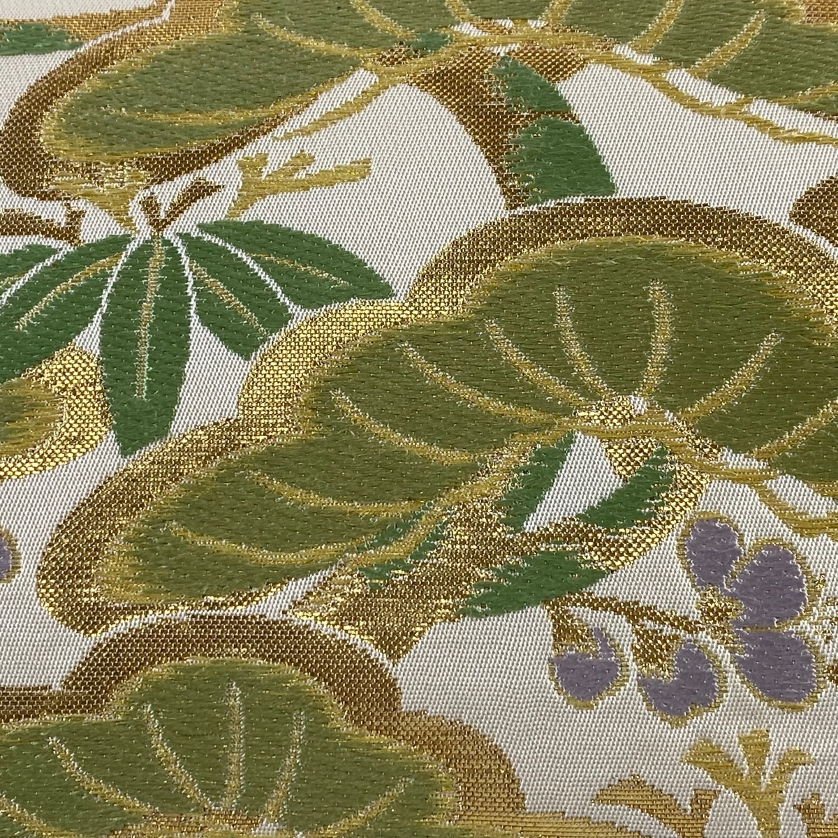 袋帯 美品 逸品 龍村美術織物 落款 たつむら錦 彩映松竹梅 袋帯 美品 逸品 龍村美術織物 落款 たつむら錦 彩映松竹梅
