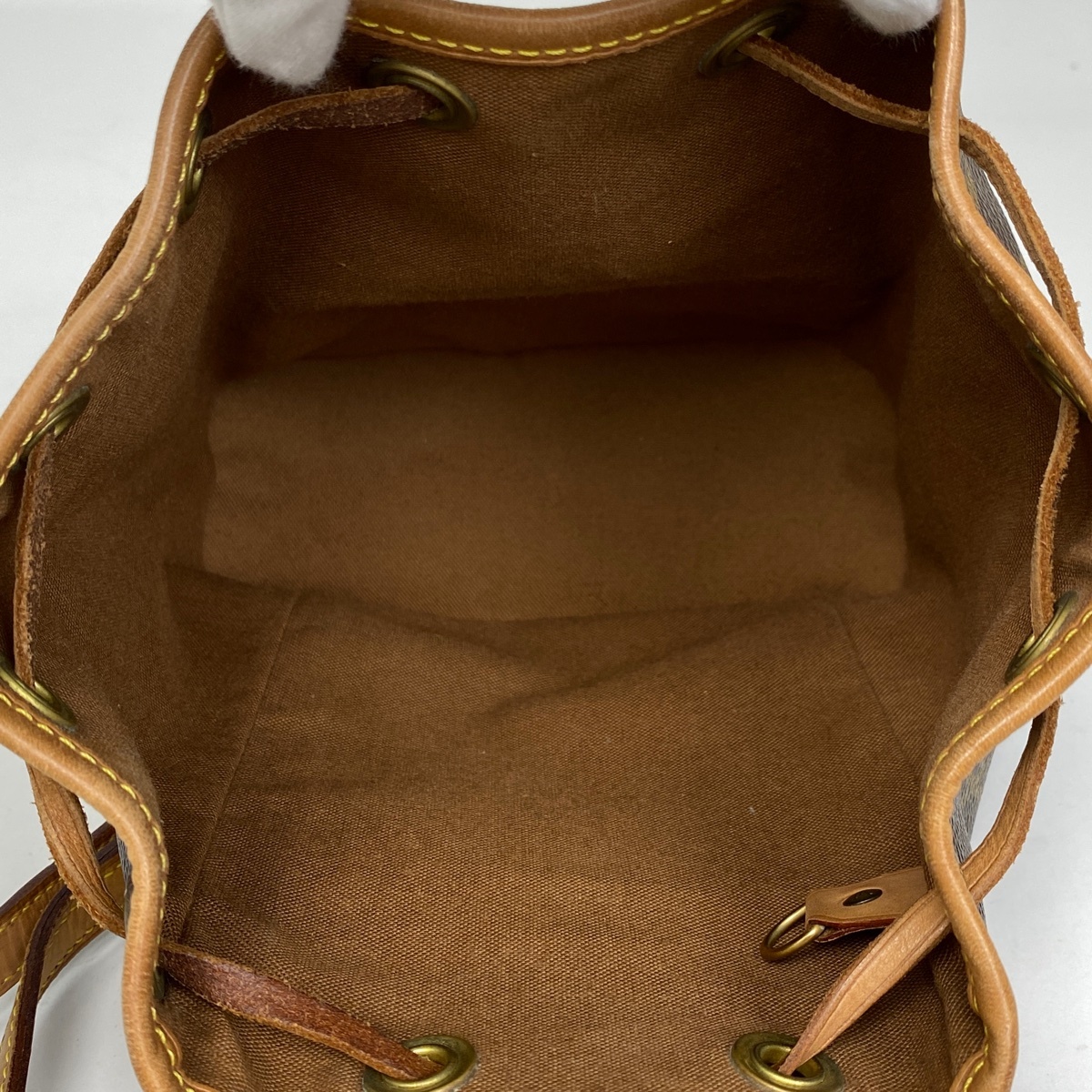 ルイ・ヴィトン Louis Vuitton ミニ モンスリ バックパック デイパック リュック モノグラム ブラウン M51137 レディース 【中古】_画像8