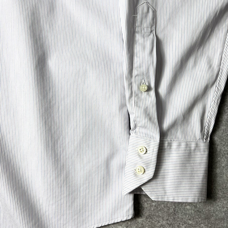 USA制 Brooks Brothers ストライプ 長袖 コットン オックスフォード シャツ 16 1/2 / アメリカ制 ブルックスブラザーズ