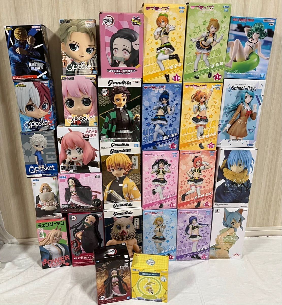 箱付きフィギュア 大量おまとめセット ラブライブ 鬼滅の刃 SPY 箱付きフィギュア 大量おまとめセット ラブライブ 鬼滅の刃 SPY