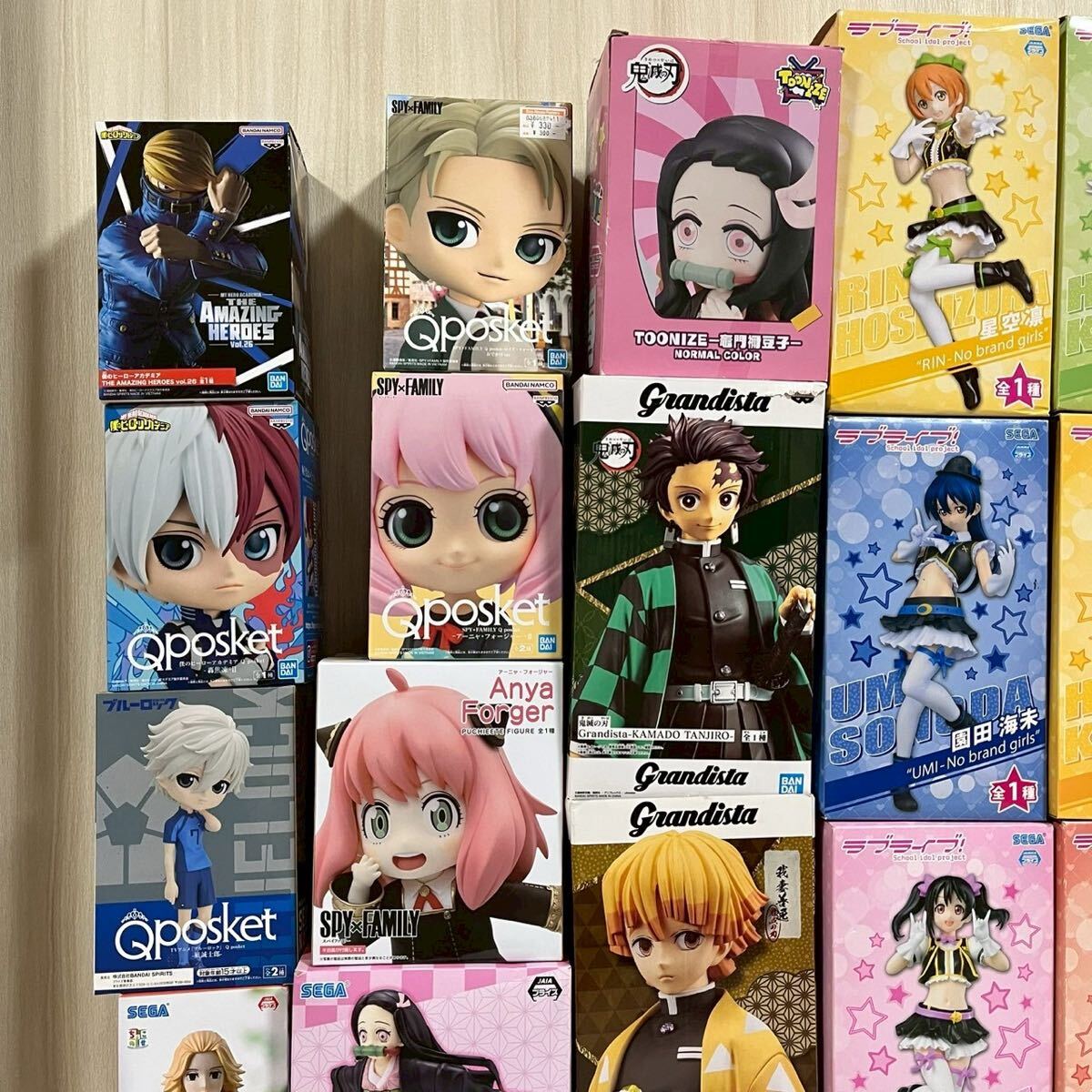 箱付きフィギュア 大量おまとめセット ラブライブ 鬼滅の刃 SPY 箱付きフィギュア 大量おまとめセット ラブライブ 鬼滅の刃 SPY
