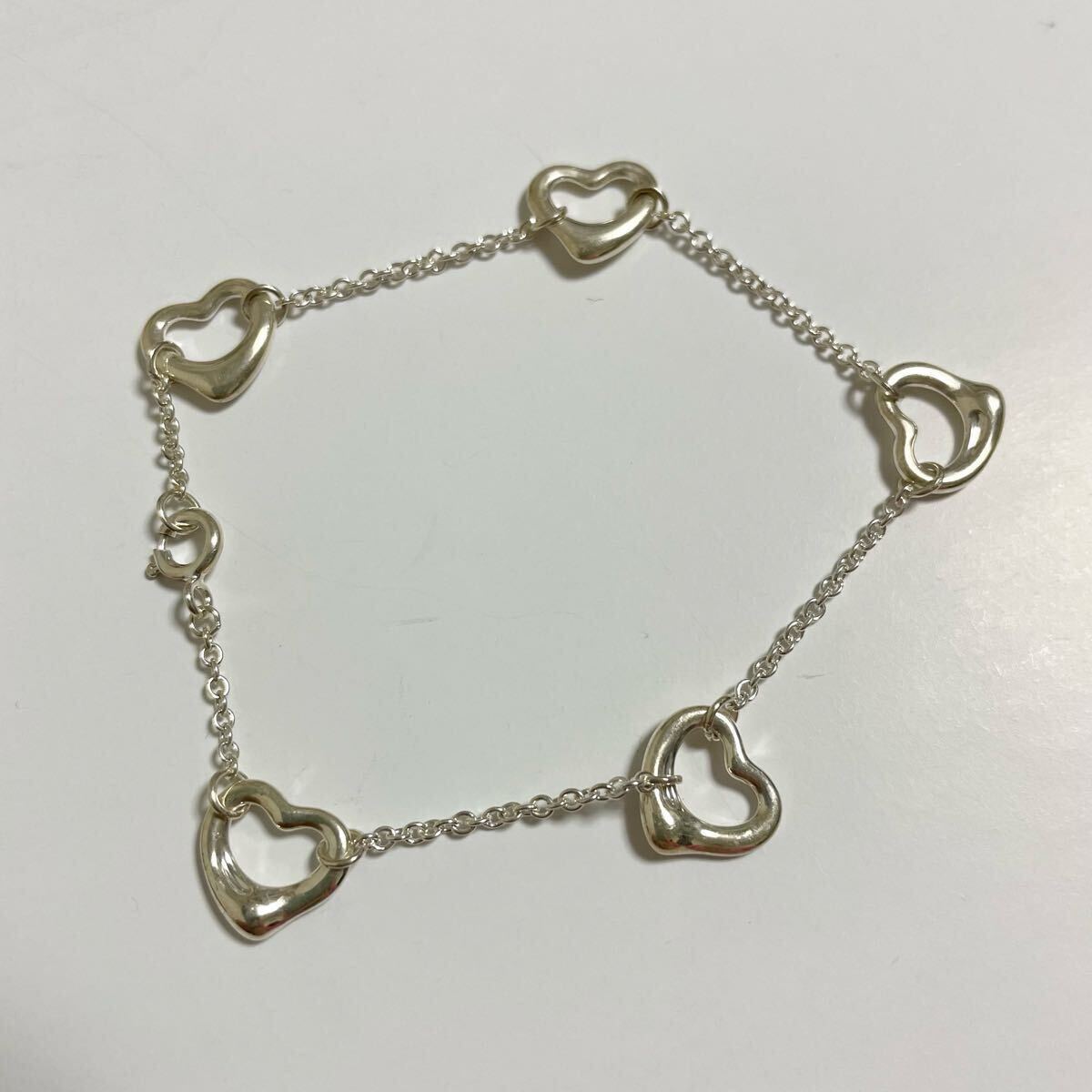 即決 Tiffany&Co ティファニー 5連 オープンハート ブレスレット 即決 Tiffany&Co ティファニー 5連 オープンハート ブレスレット