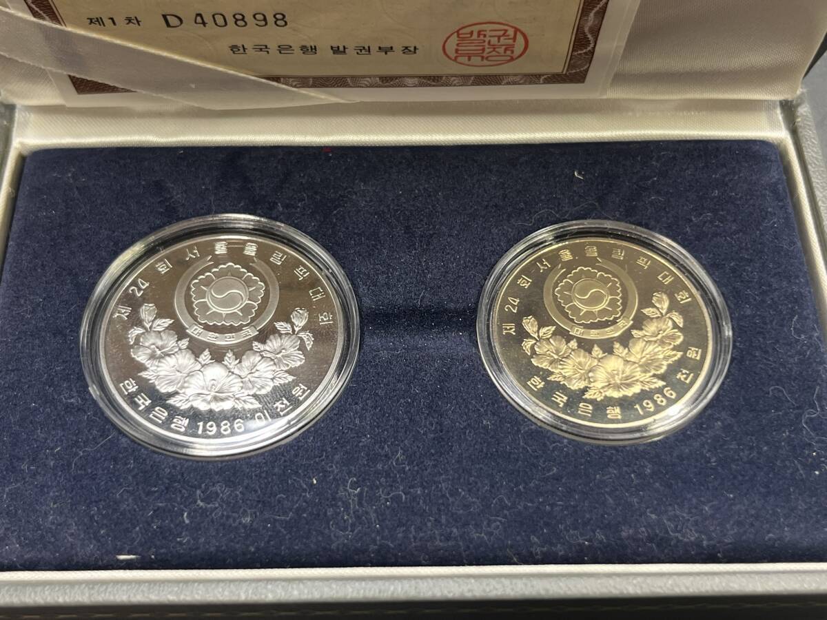 韓国 ソウルオリンピック 記念硬貨 銀貨 1988年 1000ウォン 2000 韓国 ソウルオリンピック 記念硬貨 銀貨 1988年 1000ウォン 2000