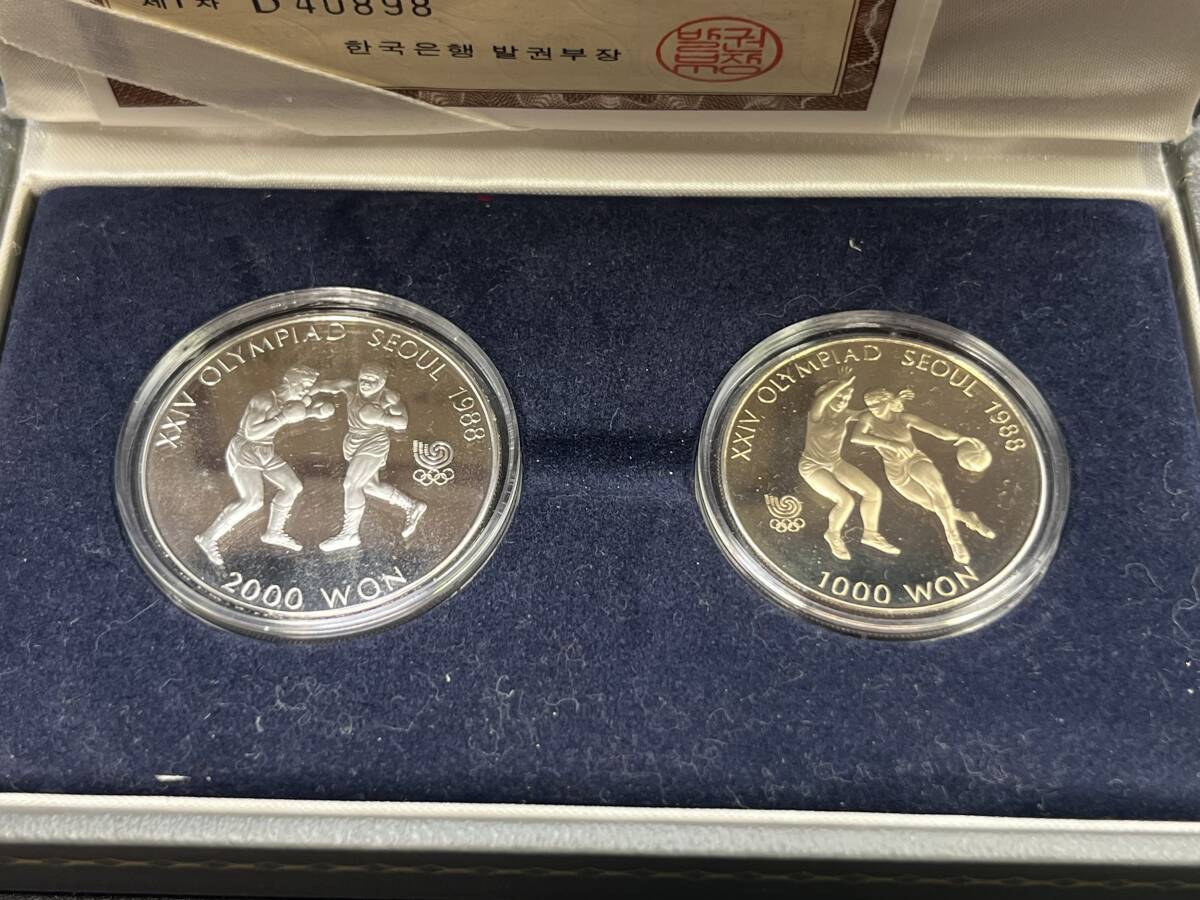 韓国 ソウルオリンピック 記念硬貨 銀貨 1988年 1000ウォン 2000 韓国 ソウルオリンピック 記念硬貨 銀貨 1988年 1000ウォン 2000