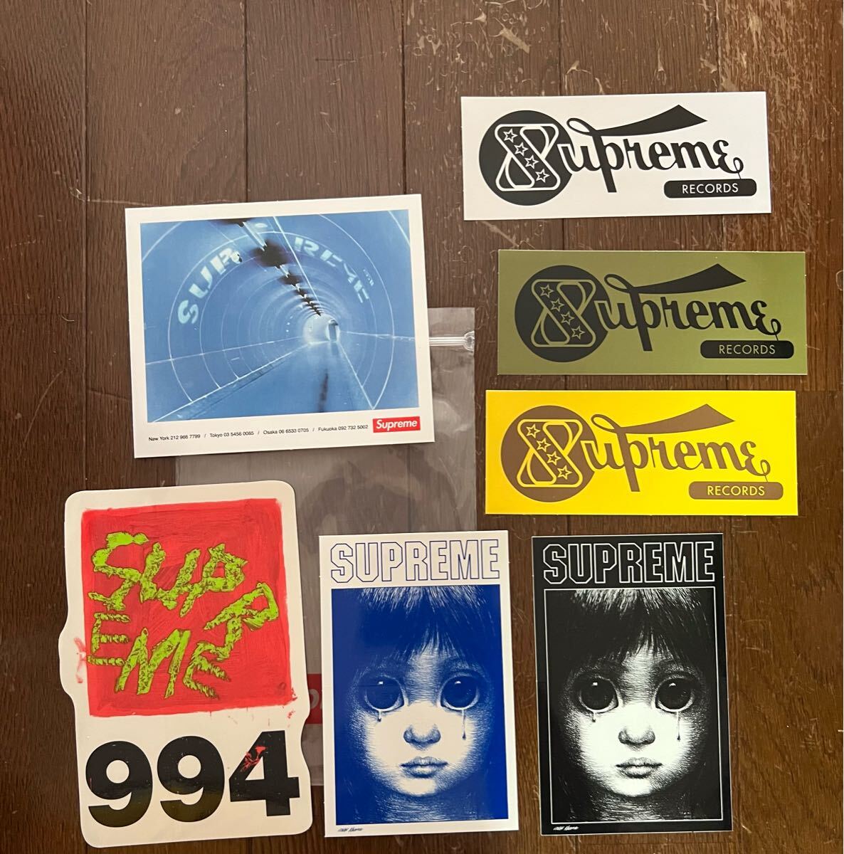 新品】 Supreme 店舗限定Sticker Set 6個セット ボックス 新品】 Supreme 店舗限定Sticker Set 6個セット ボックス