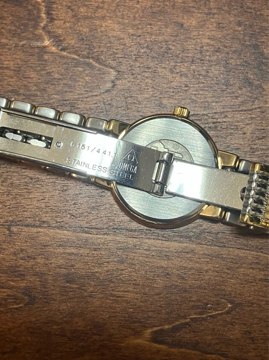 オメガ デビル クオーツ メンズ レディース セット ジャンク オメガ デビル クオーツ メンズ レディース セット ジャンク