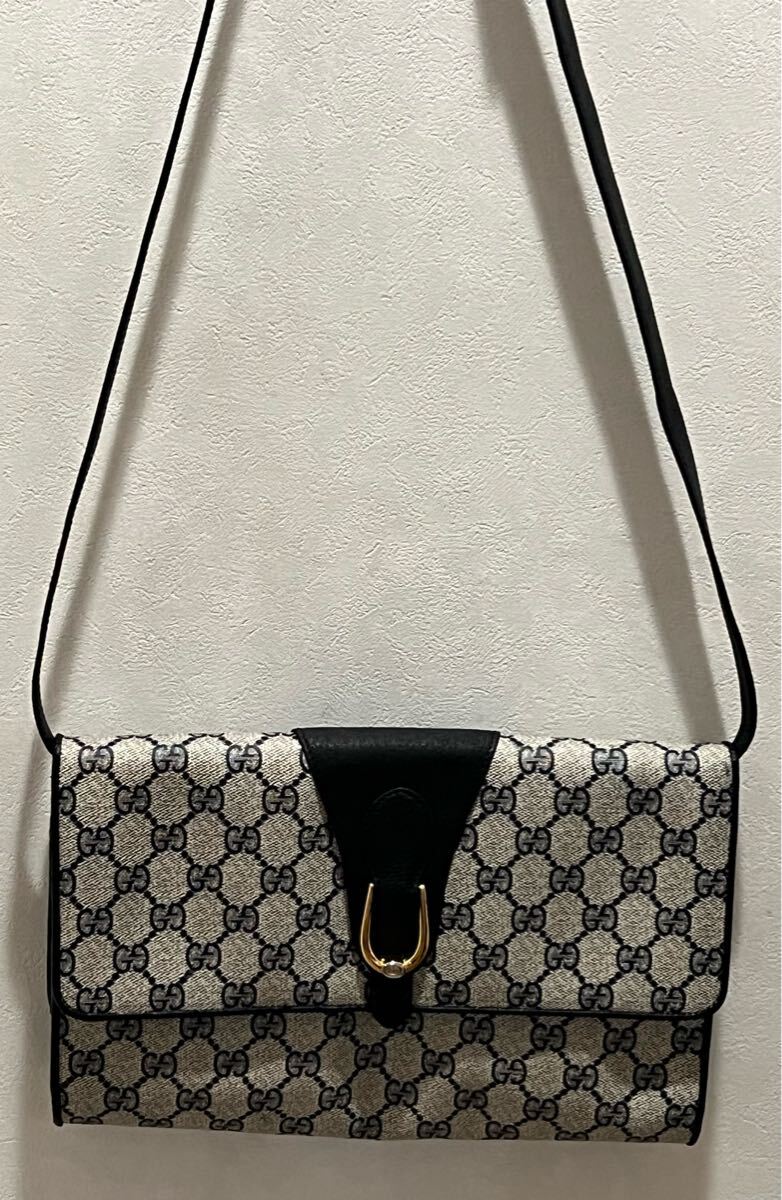 GUCCI オールドグッチPVC GG 2WAY ショルダーバッグ 希少紙タグ GUCCI オールドグッチPVC GG 2WAY ショルダーバッグ 希少紙タグ